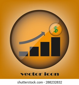graph arrow money