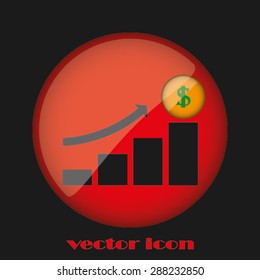 graph arrow money