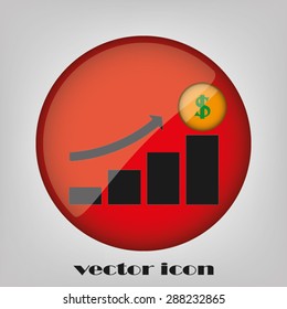 graph arrow money
