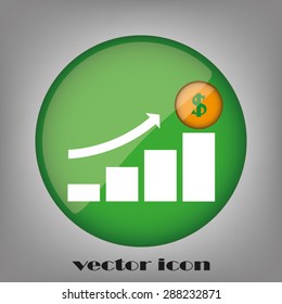 graph arrow money