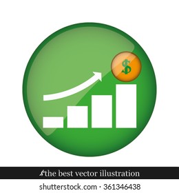 graph arrow money