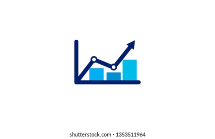 graph with an arrow to the top