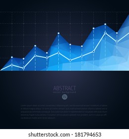 graph background vector financial economic investment abstract growth chart diagram editable marketing diagram graph diagram with multicolored shiny three template graph background vector financial ec