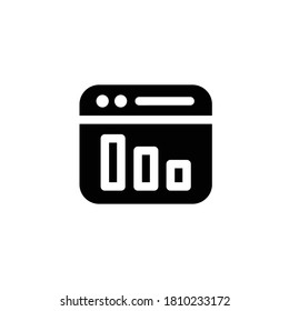 Graph Bars Icon, Economy Symbol