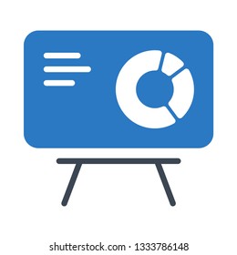 graph board glyph double color icon