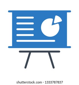 graph board glyph double color icon