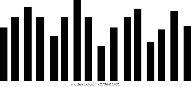 Graph of business Barcode financial chart diagram illustrating market success and progress concept