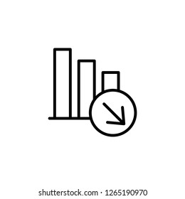 graph business line simple icon