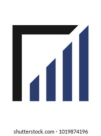 Graph Business Logo template