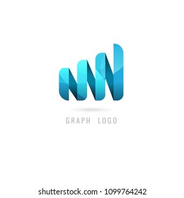 graph Business. vector. on white background. icon. symbol
