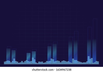 Graph chart background for artwork