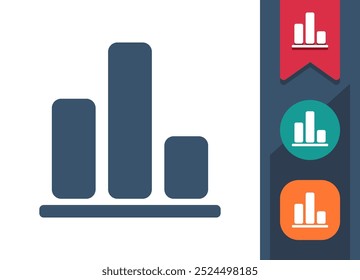 Graph, Chart, Diagram, Report Icon. Professional, pixel perfect icon. EPS 10 format.