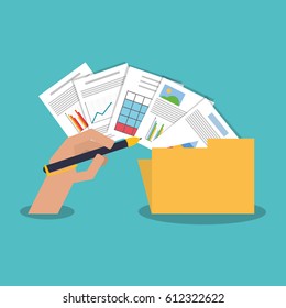 graph chart finance related icons image 