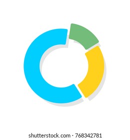 Graph Chart Flat Icon Diagram