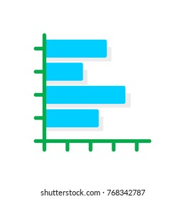 Graph Chart flat icon diagram