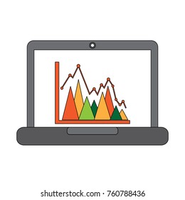 graph chart icon image 