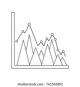 graph chart icon image 