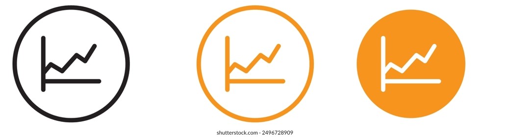 Graph Chart Icon Set Data Visualization Illustrations for Business and Statistics