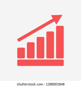 Graph Chart  icon. Vector  Eps 10 