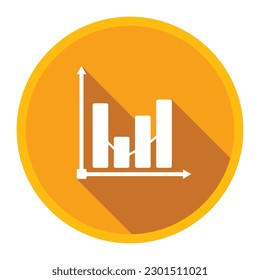 graph chart icon vector illustration logo design