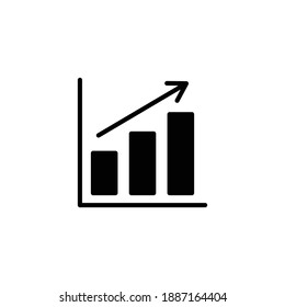 graph chart icon for web site