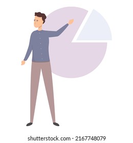 Graph chart marketing icon cartoon vector. Business unit. Best practice