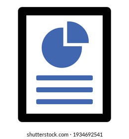 graph chart report icon design vector