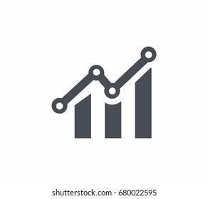 Graph Chart Vector Icon