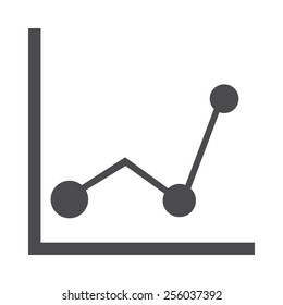 Graph Chart vector image to be used in web applications, mobile applications and print media.