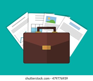 graph charts paper documents office related items icon
