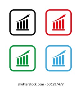 graph  - color vector icon