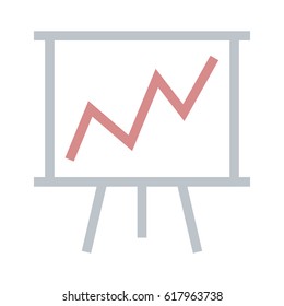 Graph Colour Line Icon
