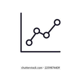 Concepto gráfico. Ilustración moderna de gran calidad para banners, volantes y sitios web. Actrazo editable en estilo plano de moda. Icono de línea del gráfico 