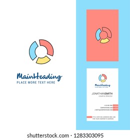 Graph  Creative Logo and business card. vertical Design Vector