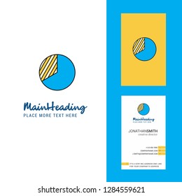 Graph Creative Logo and business card. vertical Design Vector