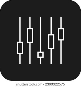 Graph Data analysis icon with black filled line style. chart, diagram, report, information, infographic, analytics, statistics. Vector illustration