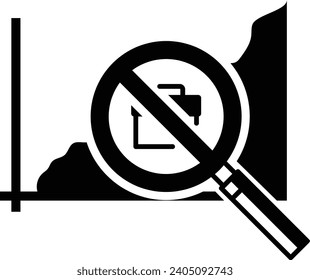 graph depicts a decline New job opportunities are not emerging in the market concept, job finder  vector icon design, Unemployment symbol, Economic stagnation sign, financial crisis stock illustration