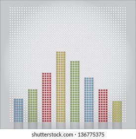 Graph of development with copy paste area