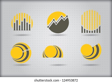 Graph of development, vector illustration
