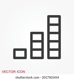 Graph and Diagram icon. Analytics and business symbols.