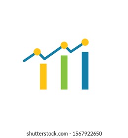 graph diagram information illustration vector design template