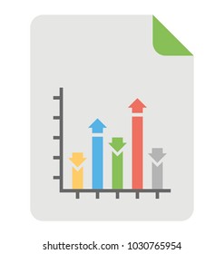 
Graph up and down arrows, profit and loss concept 
