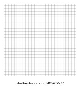 Graph, drafting paper regular square lines grid, mesh pattern. Wireframe texture. Bisect, traverse lines background. simple grating, trellis or lattice of cross lines svg