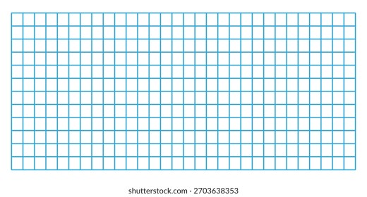 Graph, drafting paper regular square lines grid, mesh pattern. Wireframe texture. Bisect, traverse lines background. simple grating, trellis or lattice of cross lines EPS10