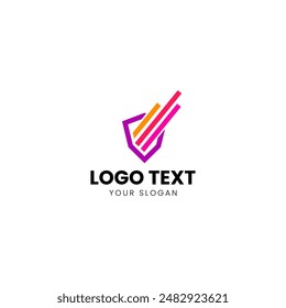 Graph Finance Abstract Logo Design Vector