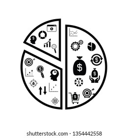 graph finance concept