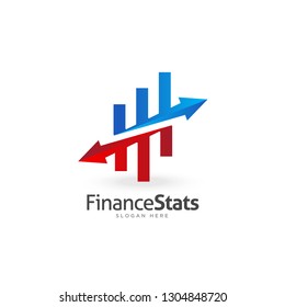 Graph finance logo, vector, eps 10