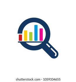 Graph Find Logo Icon Design