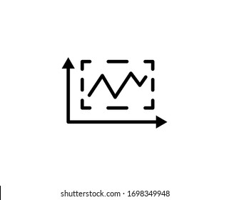 Graph flat icon. Single high quality outline symbol for web design or mobile app.  Graph thin line signs for design logo, visit card, etc. Outline pictogram EPS10