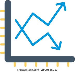 Graph Flat Illustration Vector Design